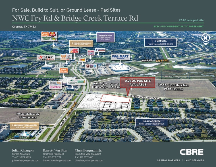 Fry Rd, Cypress, TX for lease - Building Photo - Image 1 of 6