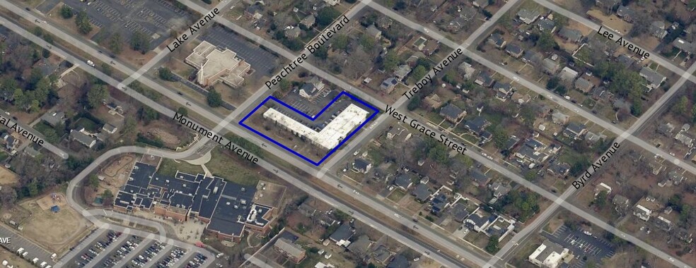 5500 Monument Ave, Richmond, VA for lease - Aerial - Image 3 of 6