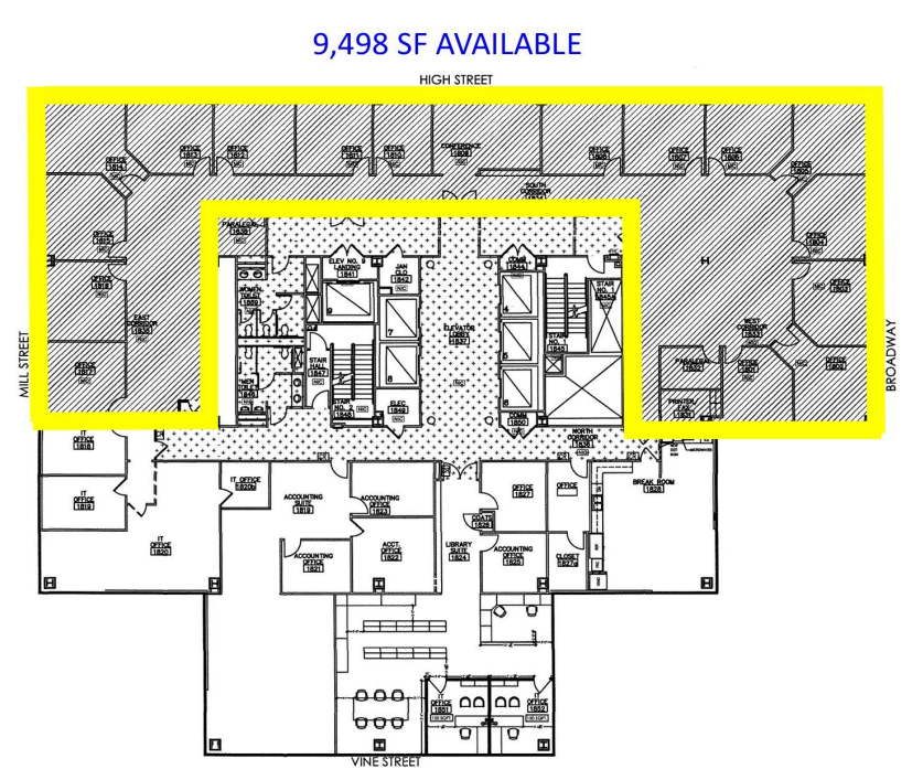 300 W Vine St, Lexington, KY for lease Floor Plan- Image 1 of 1