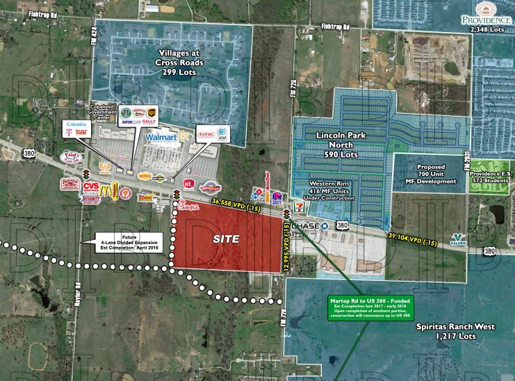 SWC US 380 & FM 720, Cross Roads, TX for sale - Primary Photo - Image 1 of 1