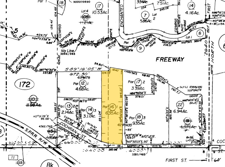 725 E Cochran St, Simi Valley, CA for lease - Plat Map - Image 3 of 3