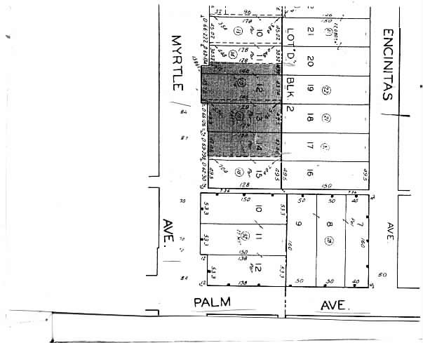 202-210 S Myrtle Ave, Monrovia, CA for sale - Plat Map - Image 2 of 7