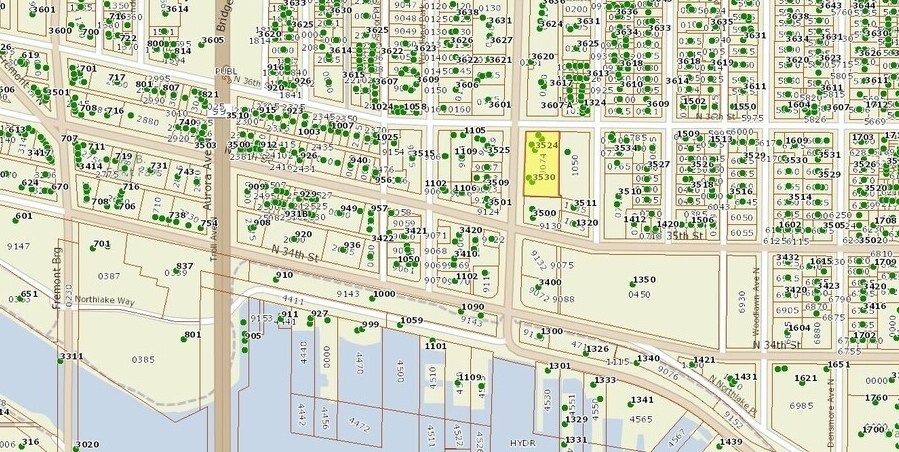 3524 Stone Way N, Seattle, WA for sale Plat Map- Image 1 of 1