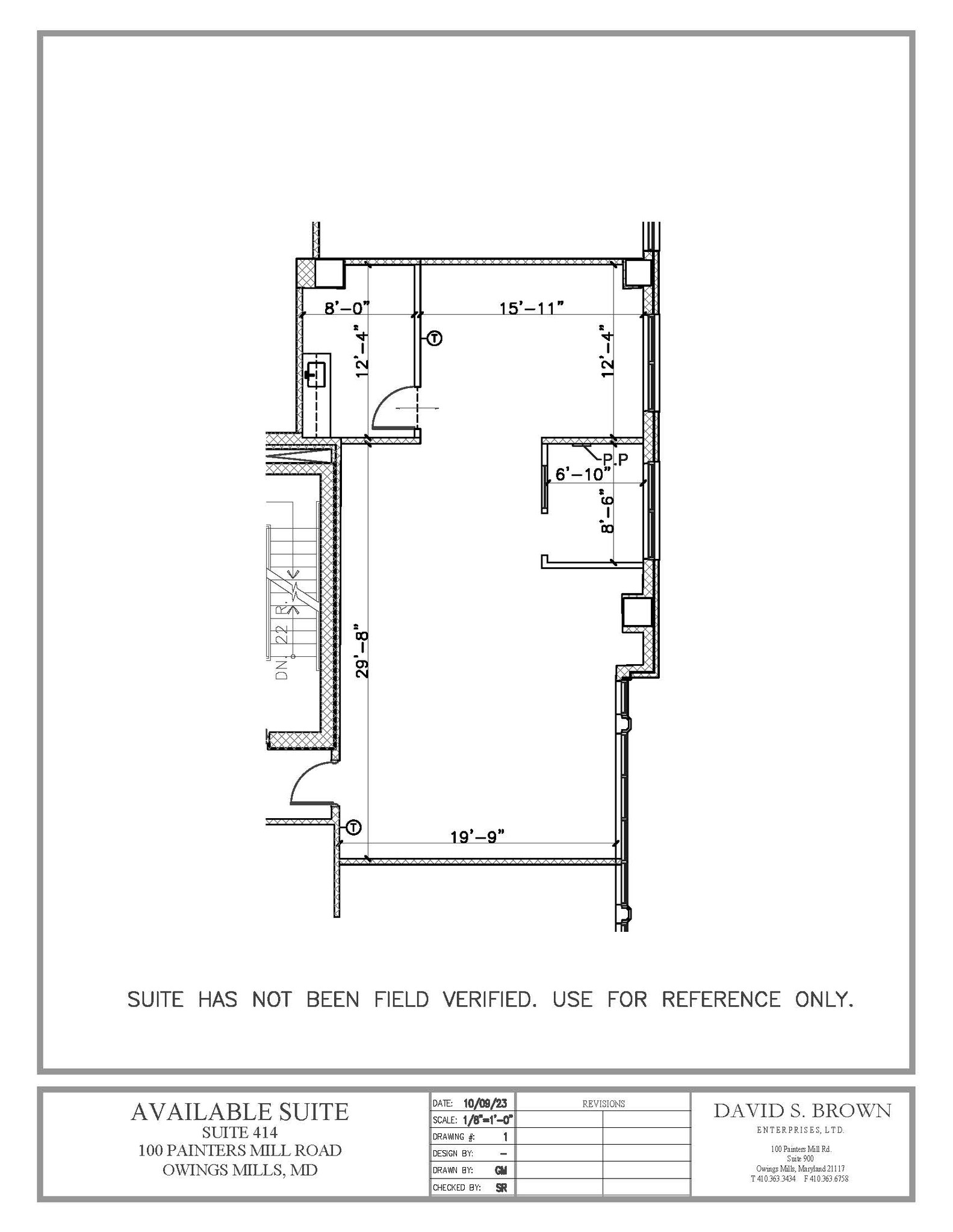 100 Painters Mill Rd, Owings Mills, MD for lease Floor Plan- Image 1 of 1