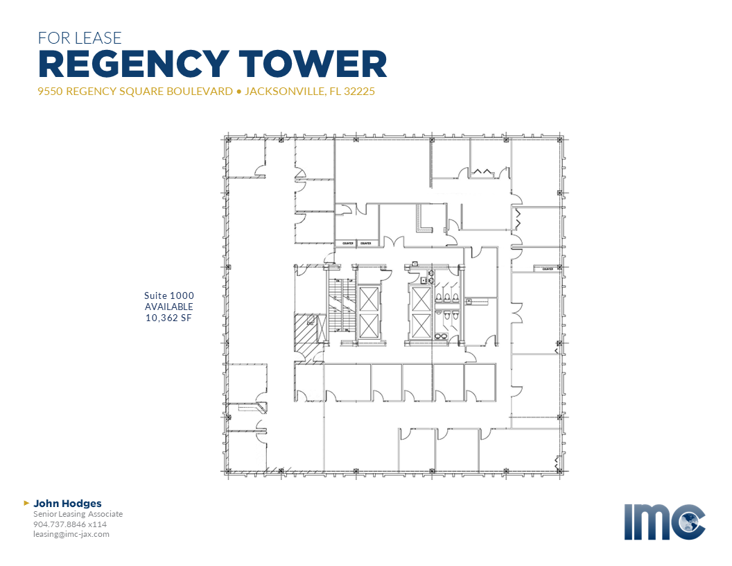 9550 Regency Square Blvd, Jacksonville, FL for lease Floor Plan- Image 1 of 5