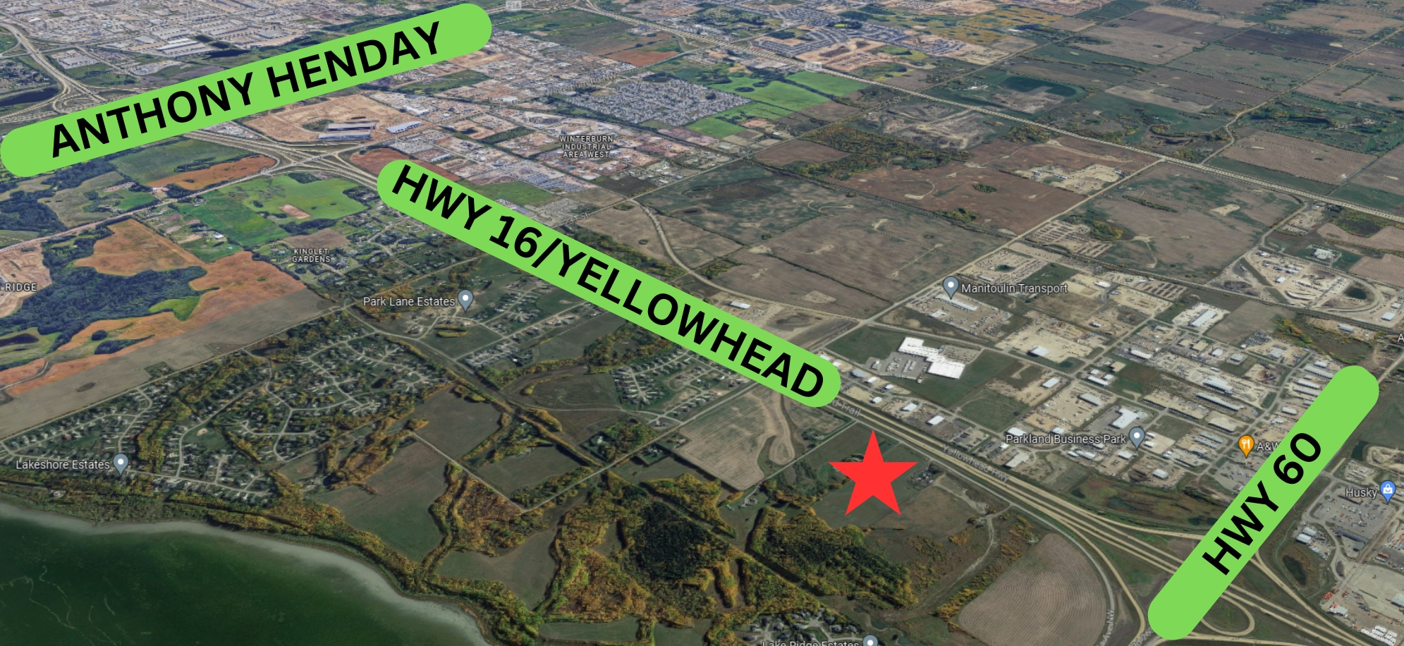 26222 Hwy 16A, Acheson, AB for sale Aerial- Image 1 of 6