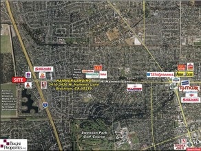 3410 W Hammer Ln, Stockton, CA - AERIAL map view