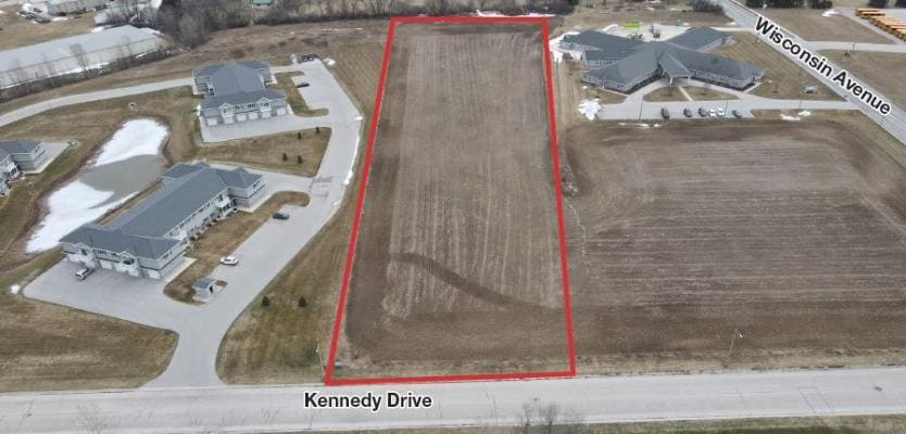 Kennedy Dr, New Holstein, WI for sale Aerial- Image 1 of 3