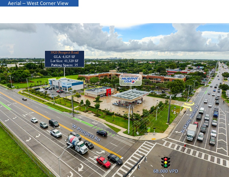3920 W Prospect Rd, North Lauderdale, FL for lease - Aerial - Image 1 of 8