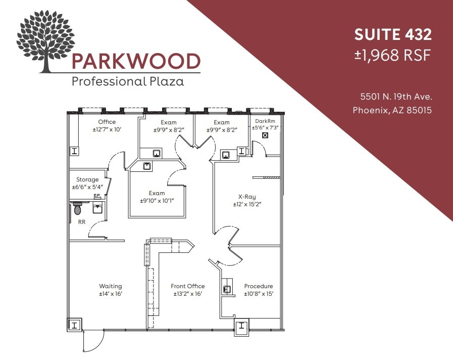 5501 N 19th Ave, Phoenix, AZ for lease Floor Plan- Image 1 of 1