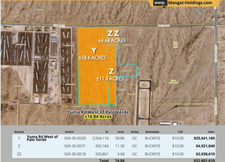 More details for 29719 W Yuma Rd, Buckeye, AZ - Land for Sale