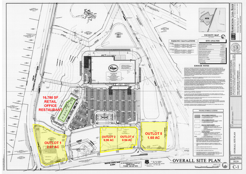 990 Martins Chapel Rd, Lawrenceville, GA for lease - Site Plan - Image 2 of 4