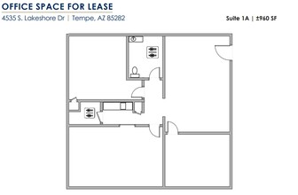 4535 S Lakeshore Dr, Tempe, AZ for lease Floor Plan- Image 1 of 1