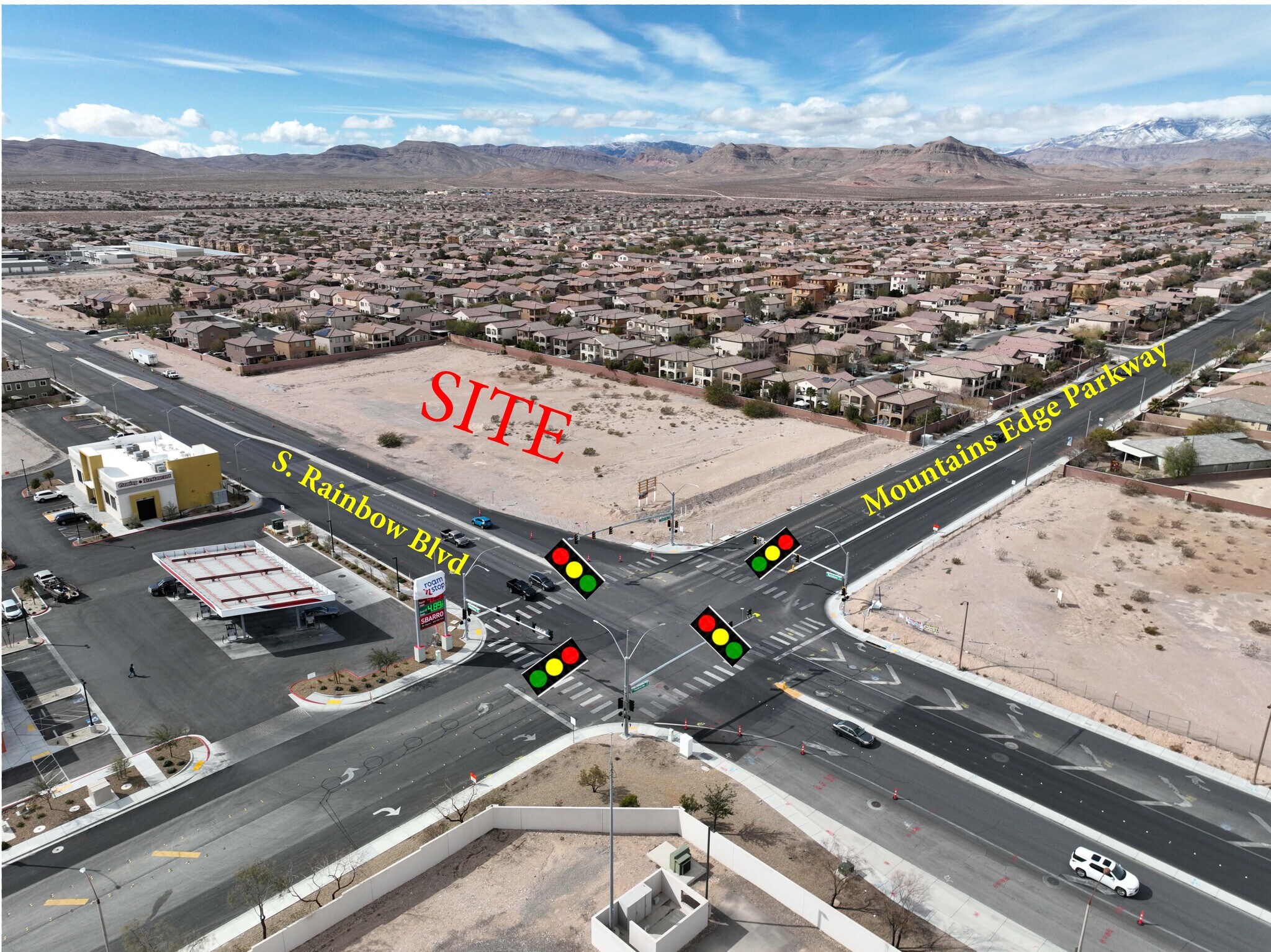 S. Rainbow Blvd, Las Vegas, NV for sale Aerial- Image 1 of 1