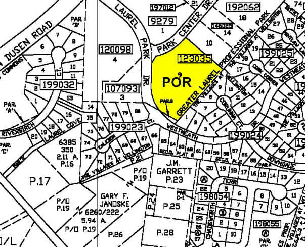 14203 Park Center Dr, Laurel, MD for lease - Plat Map - Image 2 of 4