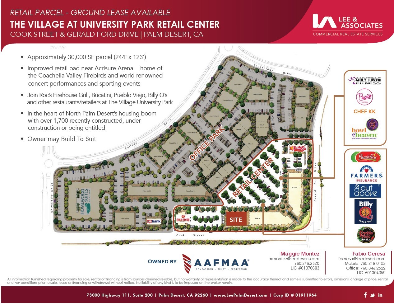 36891 Cook St, Palm Desert, CA for lease Floor Plan- Image 1 of 2