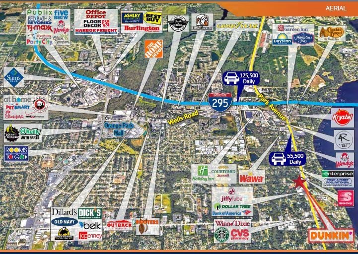 1408 Park Ave, Orange Park, FL for sale - Aerial - Image 2 of 4