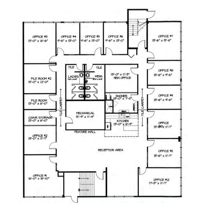 1822 10th Ave SW, Calgary, AB for lease Floor Plan- Image 1 of 1