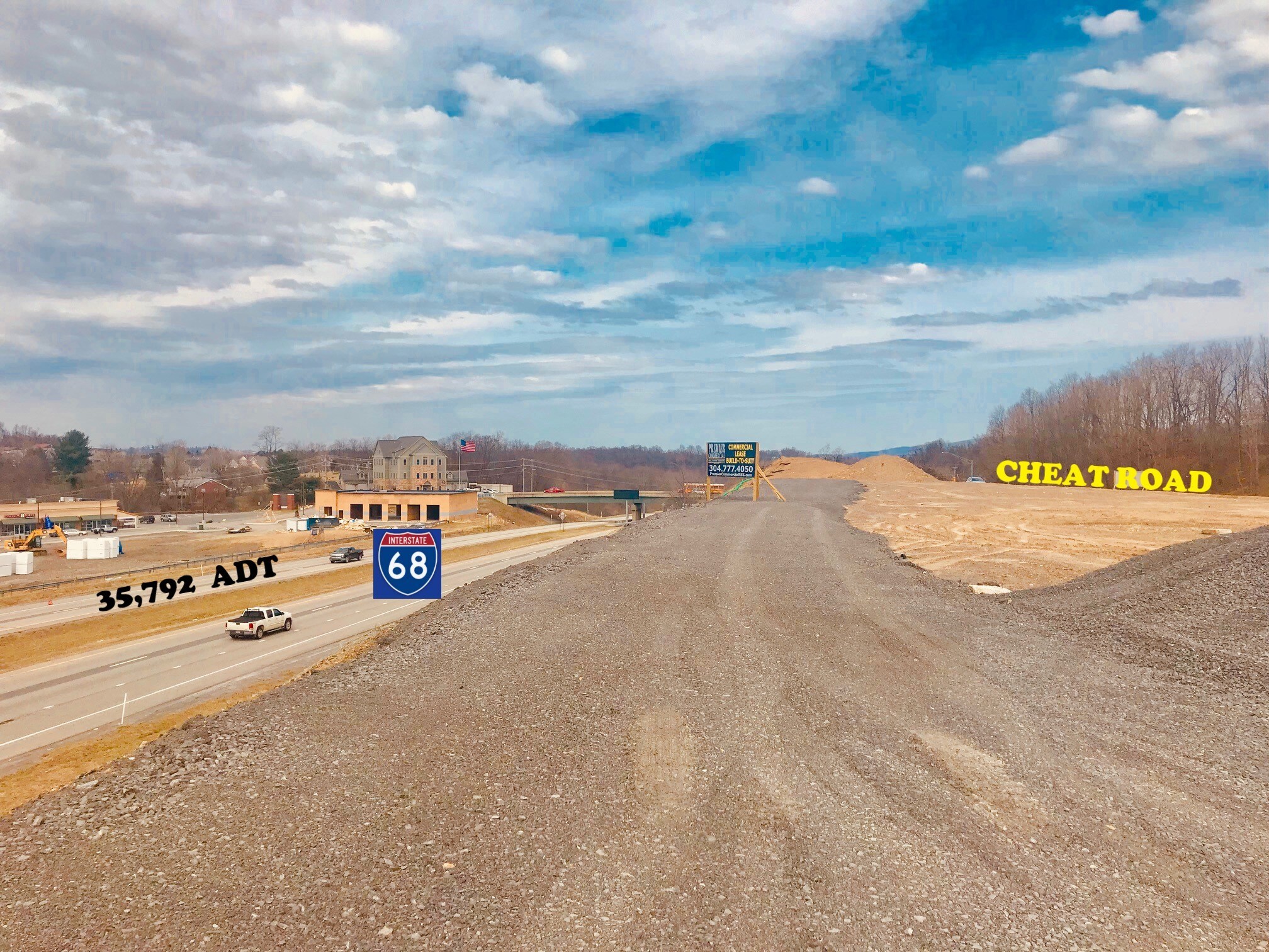 Cheat Rd, WV 26508 I68 Exit 7 Pierpont Commons