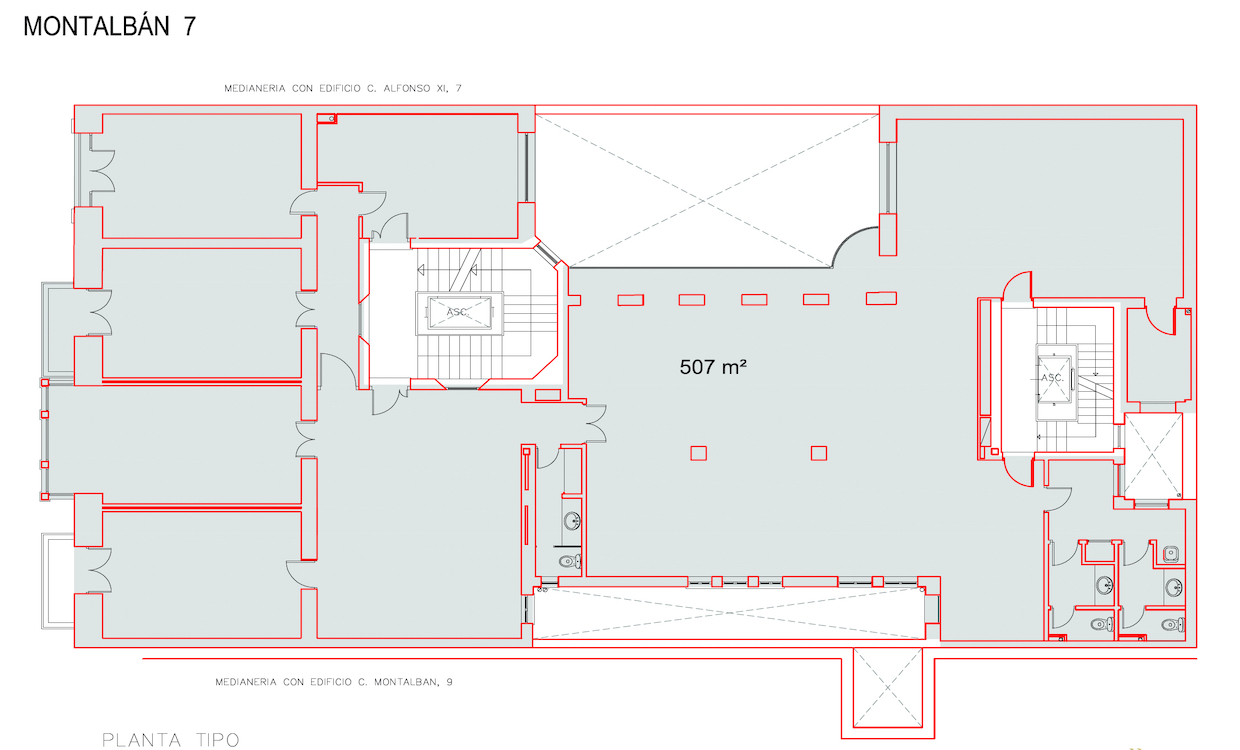 Calle Montalbán, 7, Madrid, Madrid for lease Floor Plan- Image 1 of 1