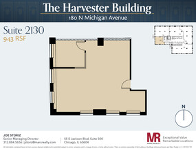 180 N Michigan Ave, Chicago, IL for lease Floor Plan- Image 1 of 4