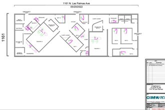 1161 N Las Palmas Ave, Los Angeles, CA for lease Floor Plan- Image 1 of 1