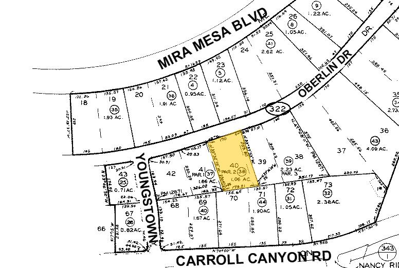 5755 Oberlin Dr, San Diego, CA for lease - Plat Map - Image 2 of 13