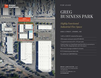 More details for 1503 – 1613 Greg St, Sparks, NV - Industrial for Lease