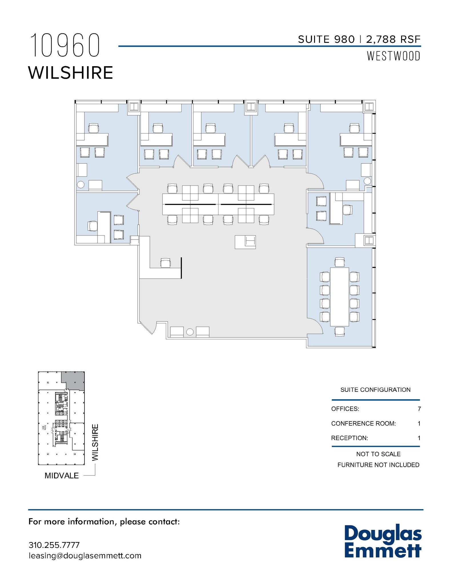 10960 Wilshire Blvd, Los Angeles, CA for lease Floor Plan- Image 1 of 1