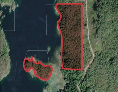 Vancouver Island Sites - Queens Cove, Zeballos, BC for sale Aerial- Image 1 of 2