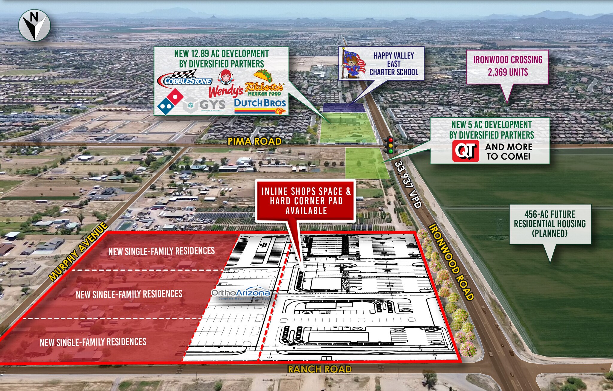 SEC Ironwood Rd & Ranch Rd, San Tan Valley, AZ for lease Primary Photo- Image 1 of 2