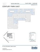 1801 Century Park E, Los Angeles, CA for lease Floor Plan- Image 2 of 2