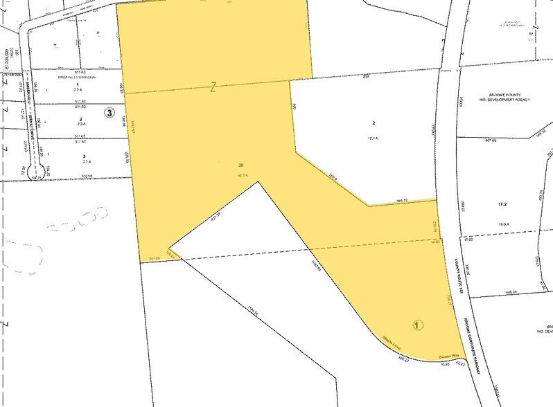 215 Broome Corporate Pky, Conklin, NY for sale - Plat Map - Image 1 of 1