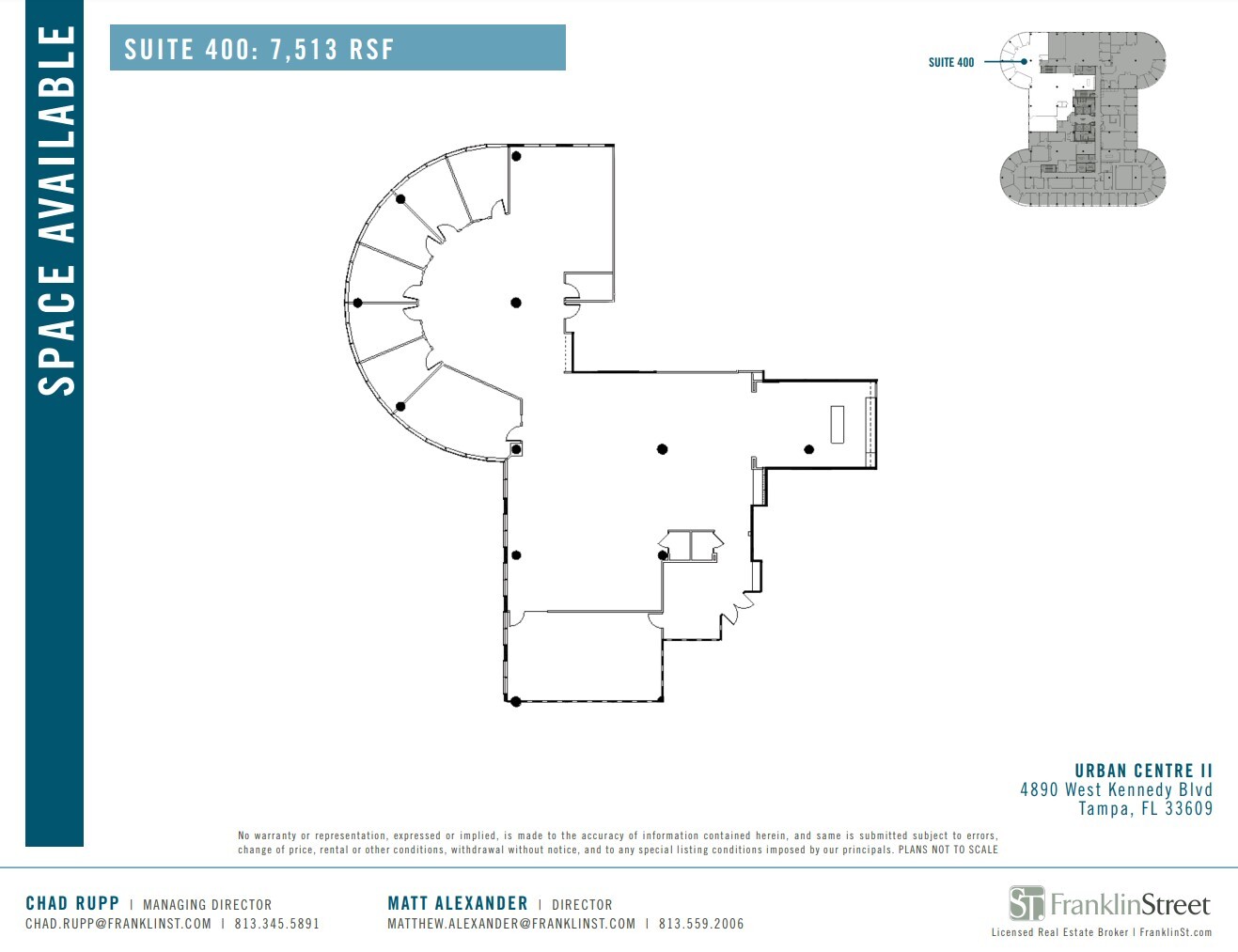 4830 W Kennedy Blvd, Tampa, FL for lease Floor Plan- Image 1 of 1