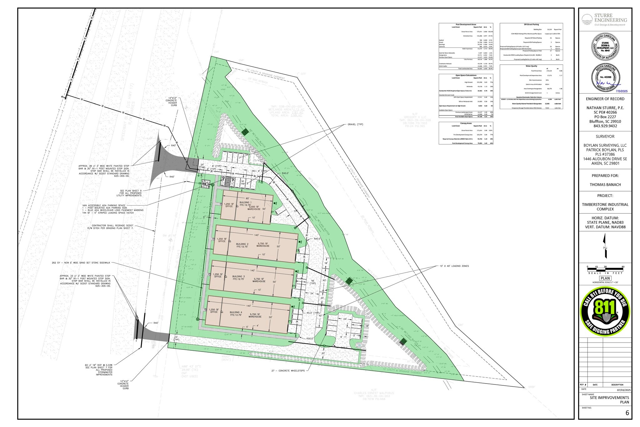 6718 Speedway Blvd, Hardeeville, SC for lease Site Plan- Image 1 of 4