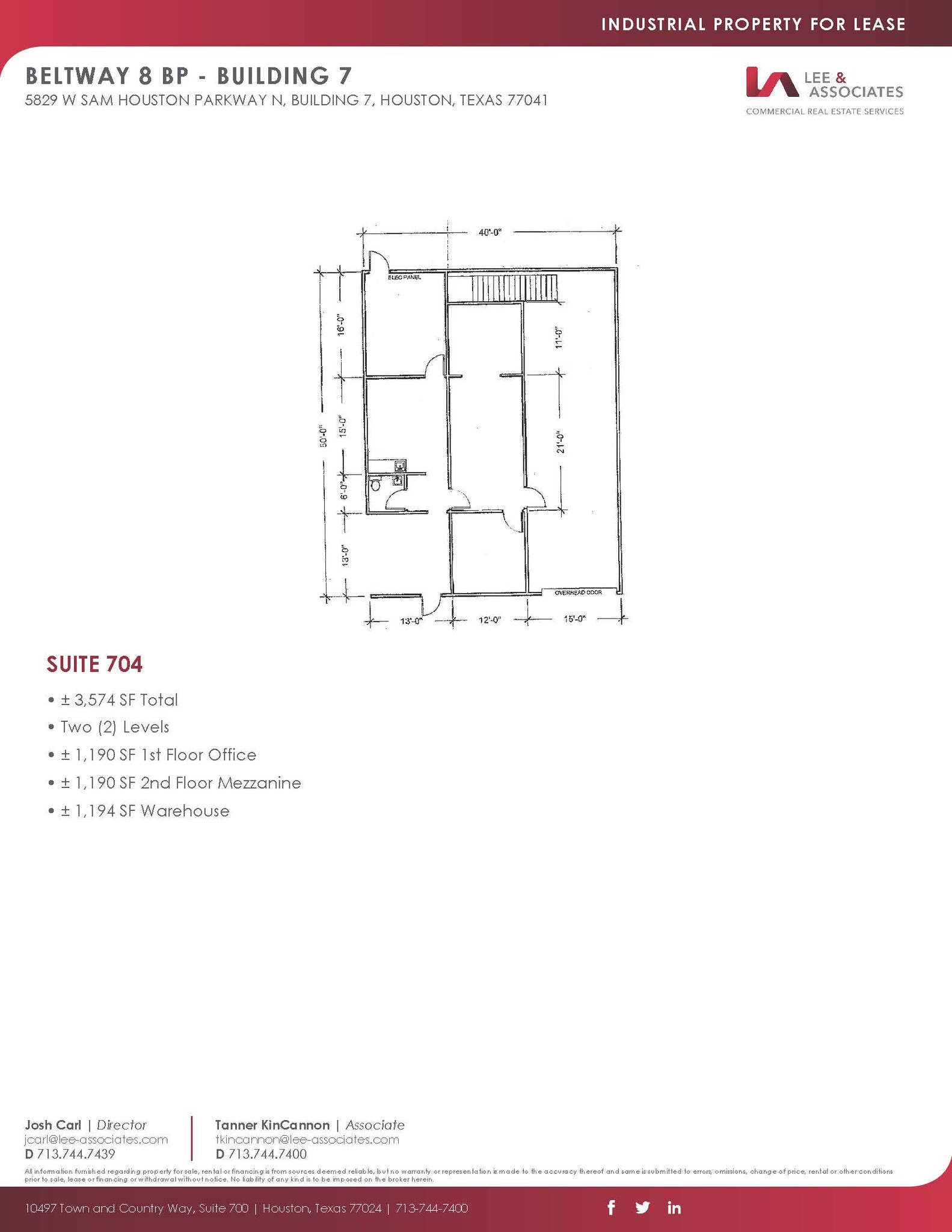 5829 W Sam Houston Pky N, Houston, TX for lease Floor Plan- Image 1 of 1