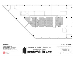 700 Milam St, Houston, TX for lease Floor Plan- Image 1 of 1