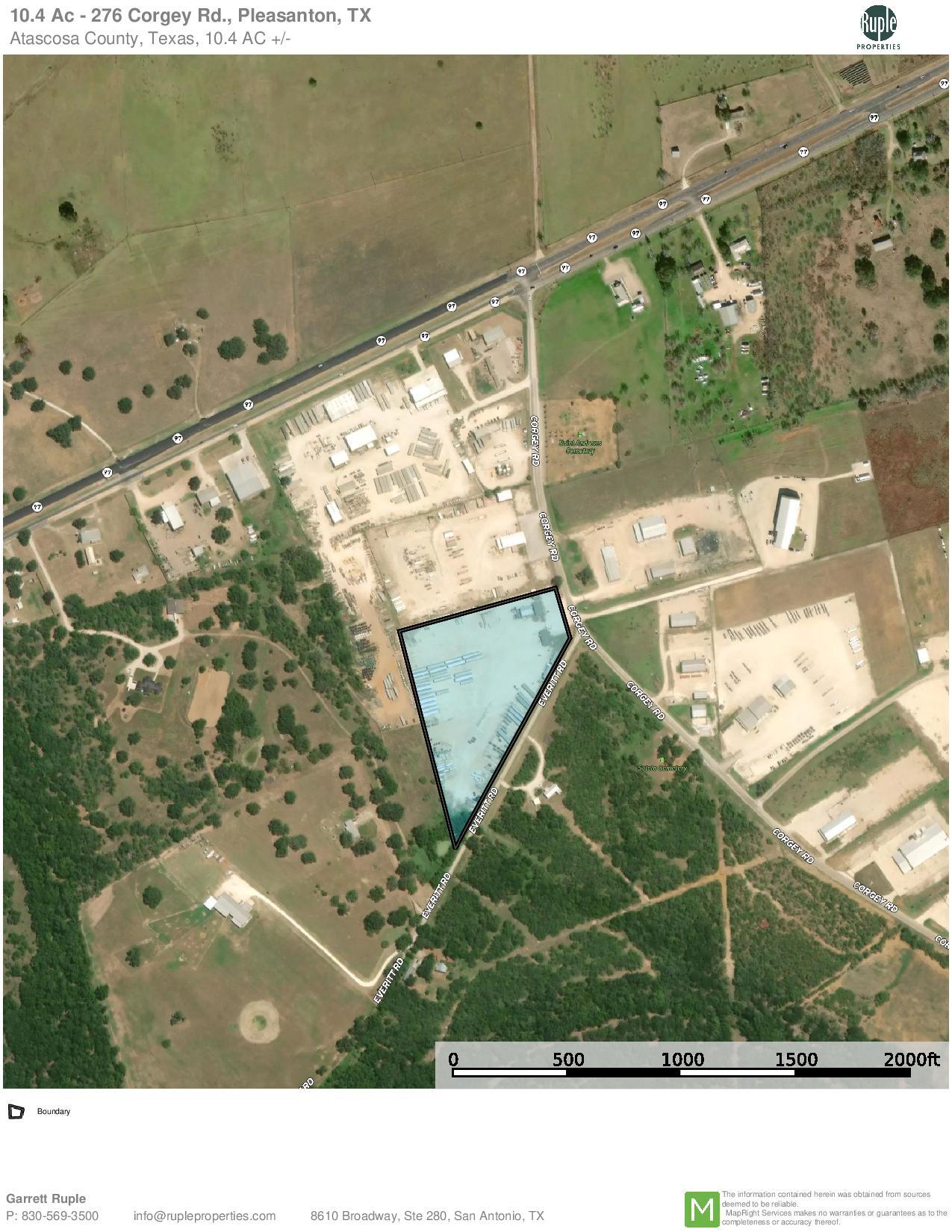 276 Corgey Rd, Pleasanton, TX for sale Aerial- Image 1 of 1