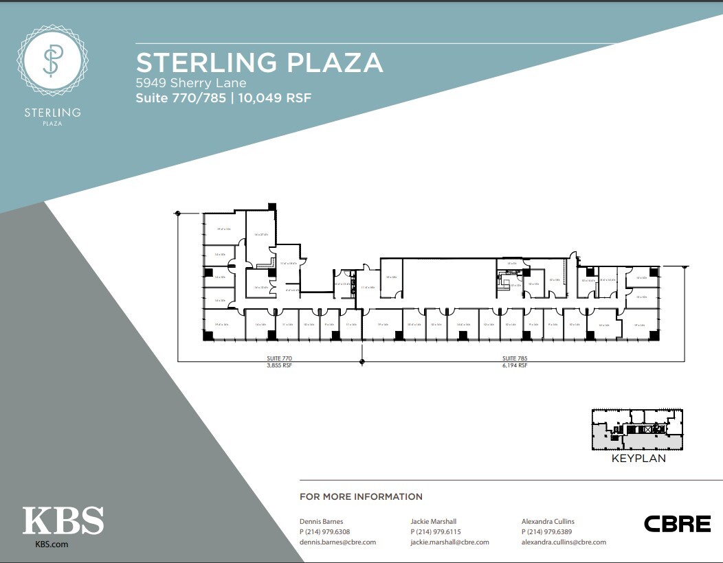 5949 Sherry Ln, Dallas, TX for lease Floor Plan- Image 1 of 2