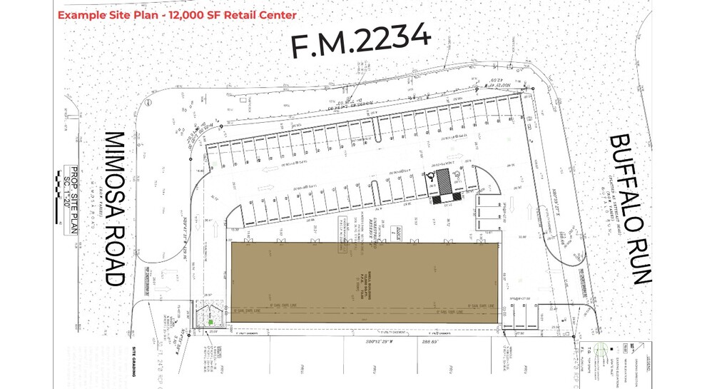 Texas Parkway & Buffalo Run, Missouri City, TX for sale - Site Plan - Image 2 of 2