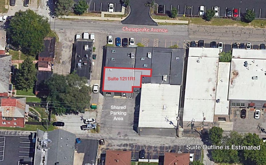 1211 Chesapeake Ave, Columbus, OH for lease - Aerial - Image 2 of 2