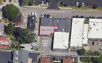 1211 Chesapeake Ave, Columbus, OH - AERIAL  map view