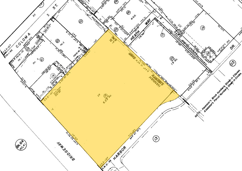 3 Harbor Dr, Sausalito, CA for lease - Plat Map - Image 2 of 45