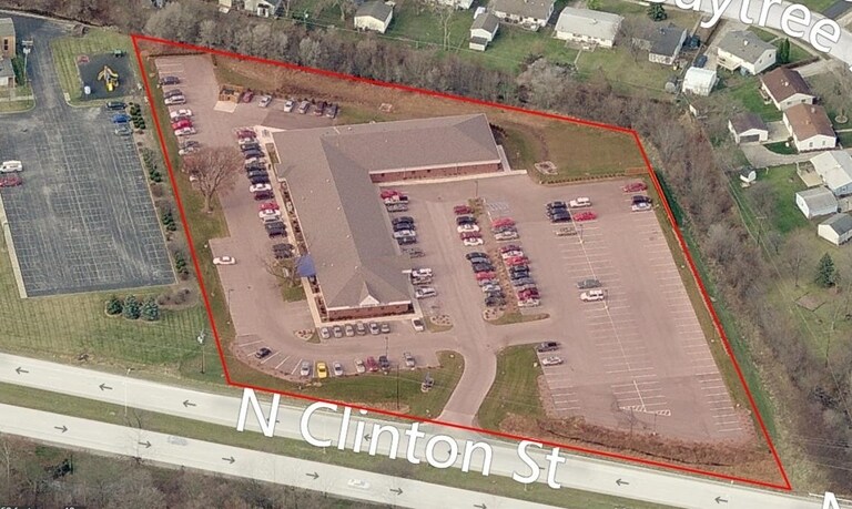 6413 N Clinton St, Fort Wayne, IN for sale Aerial- Image 1 of 1