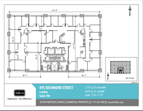 495 Richmond St, London, ON for lease Floor Plan- Image 1 of 1