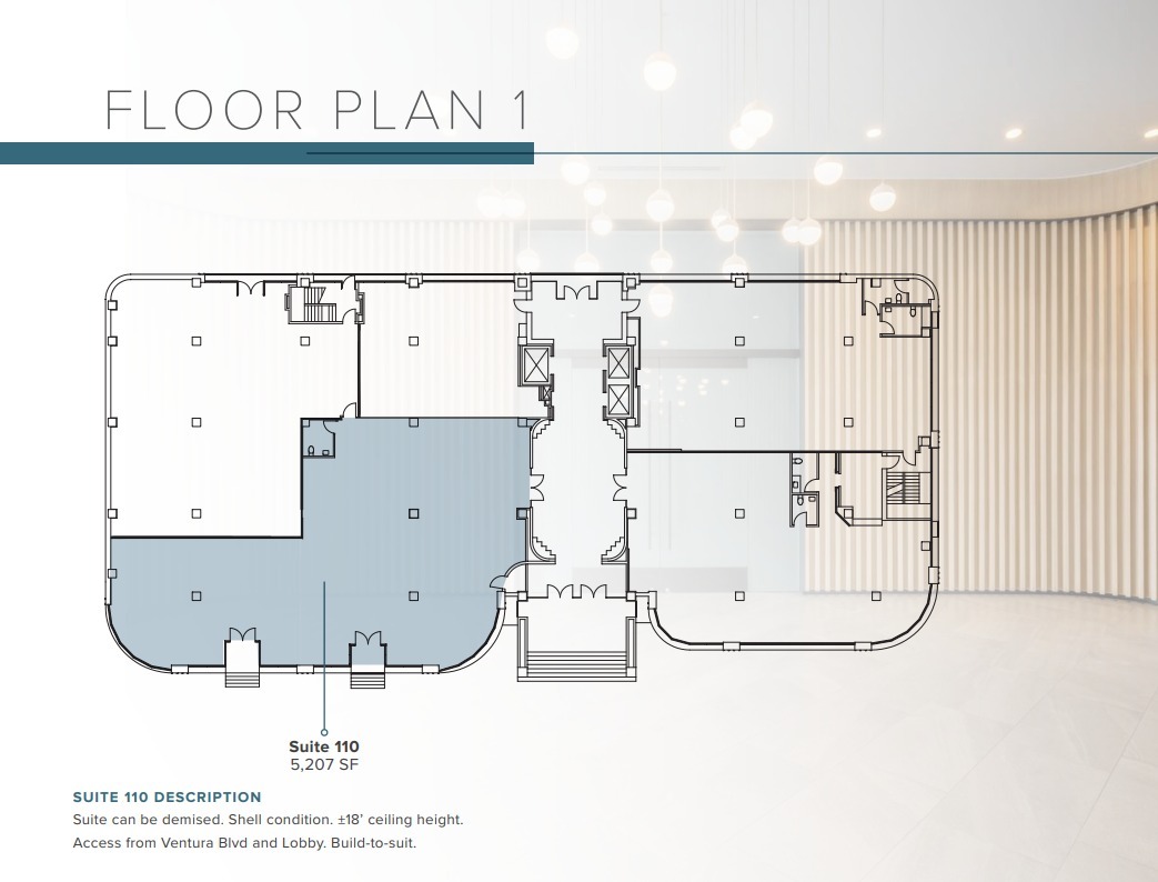 16661 Ventura Blvd, Encino, CA for lease Floor Plan- Image 1 of 1