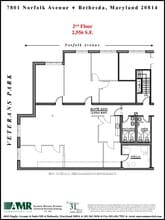 7801 Norfolk Ave, Bethesda, MD for lease Floor Plan- Image 1 of 1