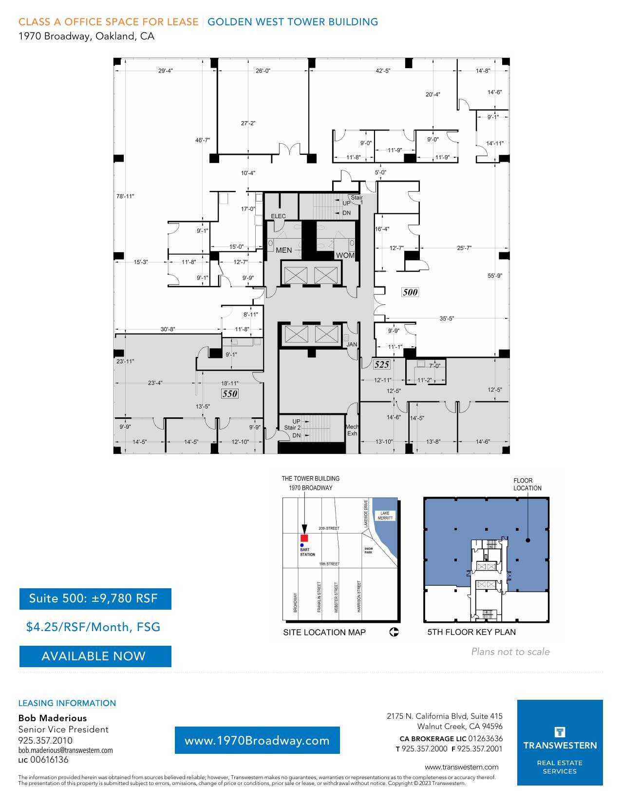 1970 Broadway, Oakland, CA for lease Floor Plan- Image 1 of 1