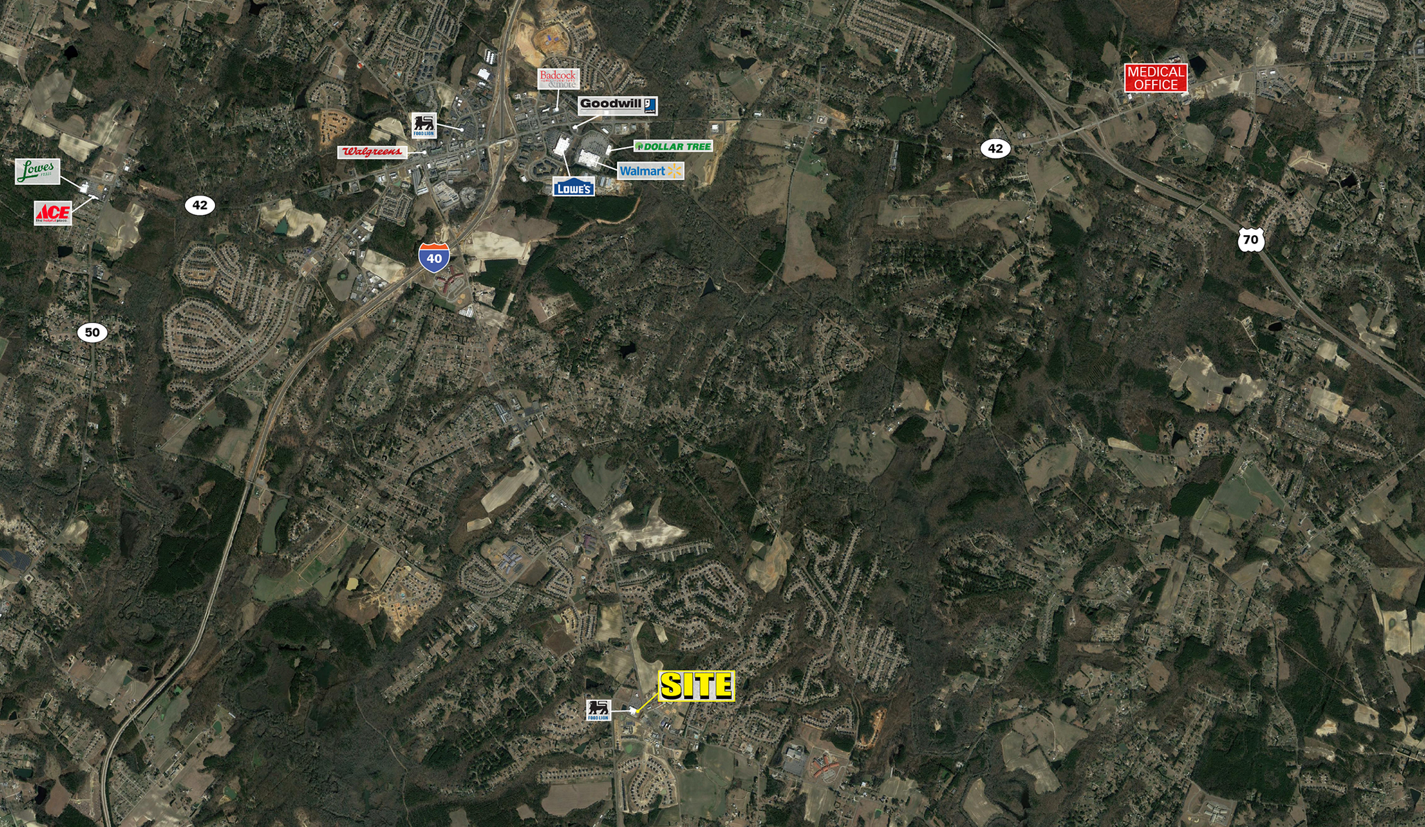 9147 Cleveland Rd, Clayton, NC for sale Aerial- Image 1 of 1