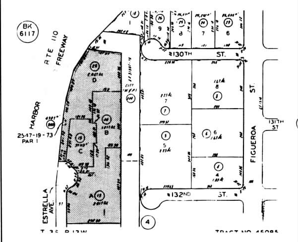 13200 Estrella Ave, Gardena, CA for lease - Plat Map - Image 3 of 3